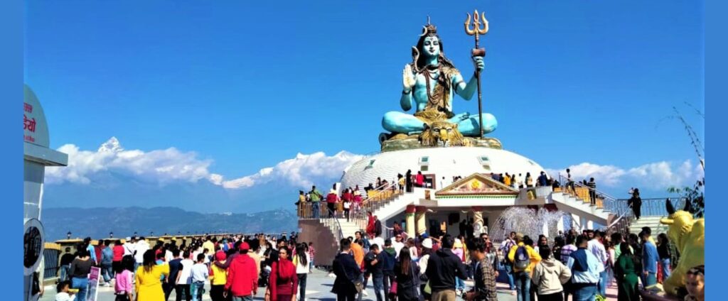 Pokhara Pumdikot Shiva Statue