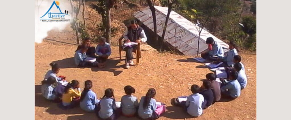 Student in their school of chepang