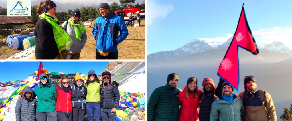 Experienced guides in attractive trekking company